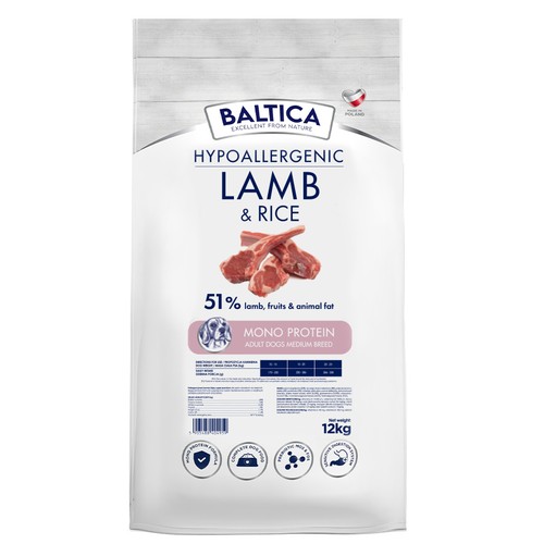 Baltica adult lamm - reis, m