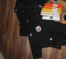 Kampfsport Ausrüstung Kleidung Karate Kickboxen Jacke Hose T-Shirt + 5 Gürtel