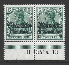 Marokko 5 Pf. Germania postfr