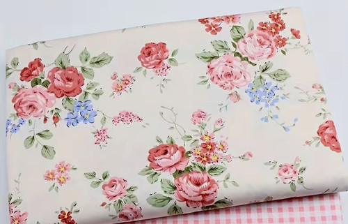 Rosen stoffrest patchwork - rosen,