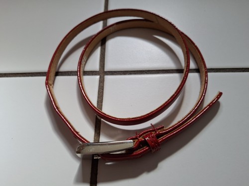 Gürtel schmal echt leder - schmal,