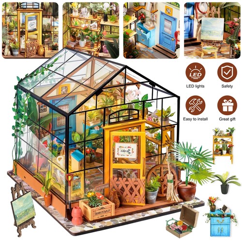 Diy miniature house miniatur - miniature,
