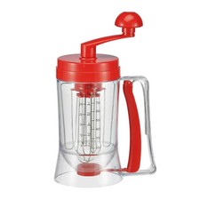 3in1 Teigportionierer Messbecher Mixer Skala 800 ml Teigspender Teigdosierer