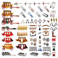Playmobil Postkutsche  Planwagen Deichsel Verlängerung Auswahl Ersatzteile