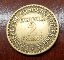 Münze 2 Francs 1921 Bon Pour  Chambres de Commerce de France