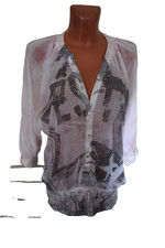 weite lange Bluse S 36/38