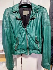 LAMM LEDERJACKE IVON MUUBAA IN GRÜN!  GR. 38/40!