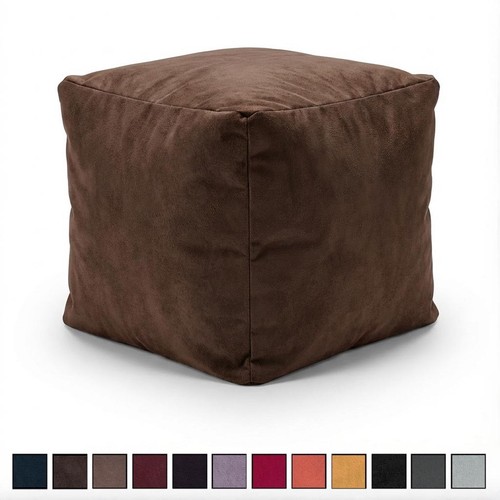 Kunstleder würfel sitzsack - würfel,