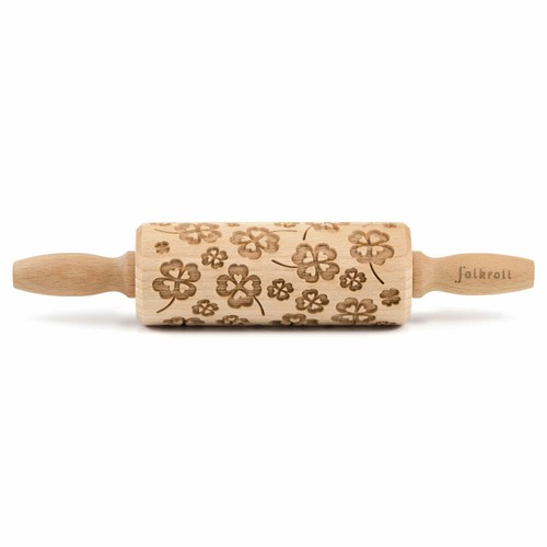 Folkroll teigrolle kleeblatt - teigrolle,