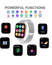 Smartwatch Herren Damen Fitness Tracker Fitnessuhr mit Schrittzähler, Blutdruck