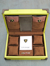 Lamborghini Urus SE Carbon Fiber+Leder Uhr/Uhrenbox/watch case/box S+Performante