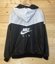 NIKE AIR X THOME BROWNE SCHWARZ WEISS JACKE GEFÜTTERT WENDEMANTEL GRÖßE UK XL sehr guter Zustand