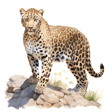 Car Sticker 18x18 cm | Leopard