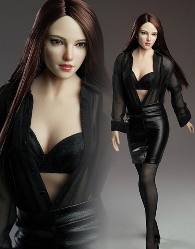 Sexy frauen kopf braun - 1/6,