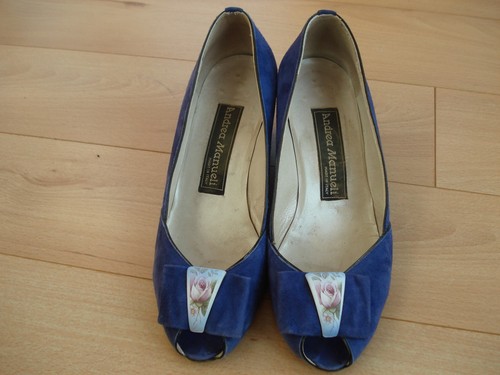 Damen pumps blau 36 5 - blau, -gr.36,5