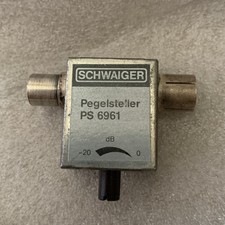 SCHWAIGER Pegelsteller PS 6961 von 0 - 20 dB / gebraucht 