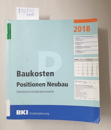 Bki baukosten positionen - bki,