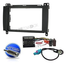 Doppel-Din Autoradio/Radio Einbauset/Rahmen für MERCEDES A/B-Klasse 169/245