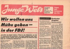 DDR Zeitung Junge Welt 28.10.1989 29.10.1989 Geburtstags Zeitung  Hochzeit Wende