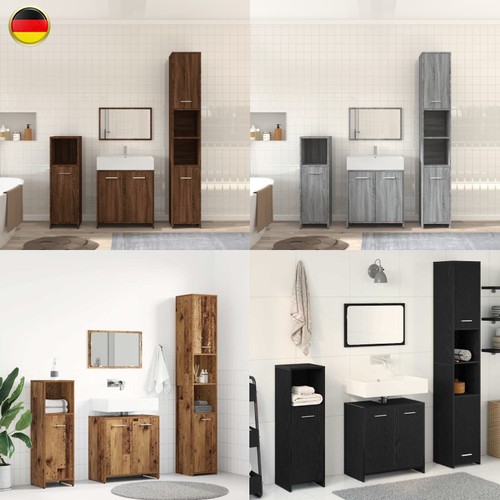 Badmöbel set holzwerkstoff - badmöbel,