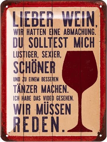 Retro blechschild vintage - retro, blechschild,