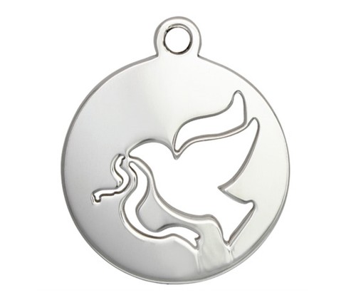 17mm sterling silber - sterling, taube