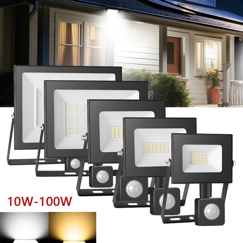 Led fluter mit - fluter, bewegungsmelder