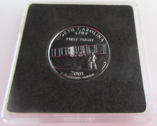 2001 VEREINIGTE STAATEN NEUWERTIG ZUSTAND VIERTEL DOLLAR NORTH CAROLINA 1789 PLATINIERT