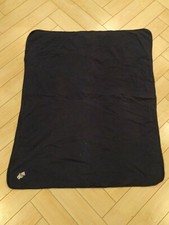 H&M L.O.G.G. * Baby Kinder Decke Bär 120 x 100 * blau weiß gestreift * Baumwolle