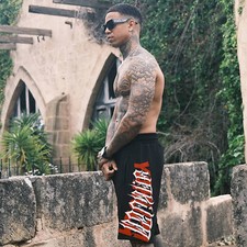 Neue Yakuza Herren Game Over Sweat Shorts - Schwarz