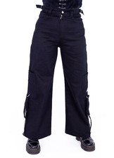 Chemical Black Hose Jetta Gothic Pants Riemen Rave Industrial Schlaghose