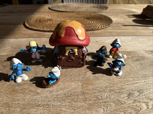 Schleich schlumpfhaus 70er - schleich,