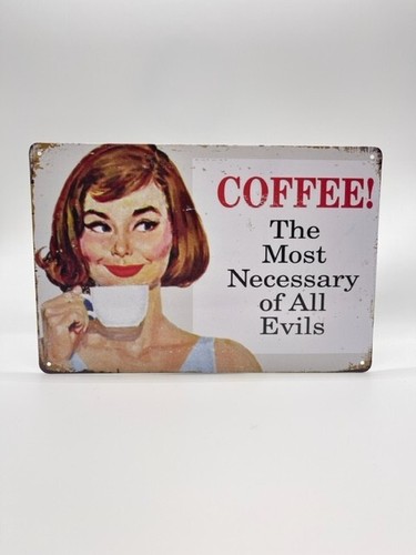 Blechschild coffee 20x30cm - blechschild,