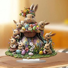 Osterhase Acryl Figur