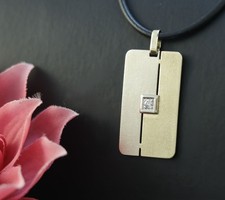 Brillant Bicolor Anhänger in