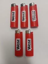 5 Maxi BIC Feuerzeuge  - WEST