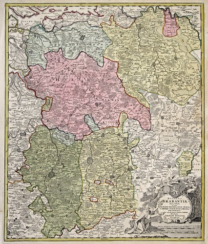 Brabant original kupferstich - brabant,