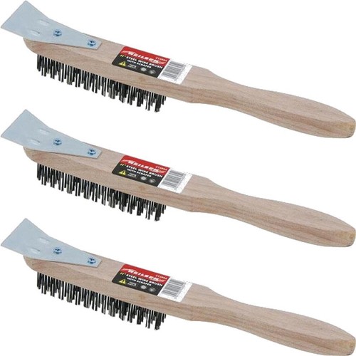 Zoll draht handbürste mit - 11,