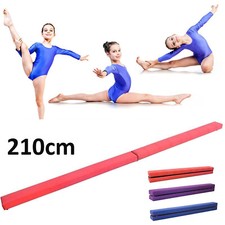 210cm Gymnastik Balken Schwebebalken Kinder Faltbare Turnbalken Balance Balken