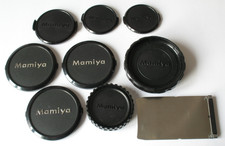 8x original Mamiya RB67 / M645 Schutzdeckel und 1x RB67 Magazin-Schieber