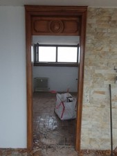 Türblatt mit Zarge Mahagoni