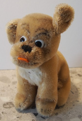 Steiff stofftier hund - stofftier, mops