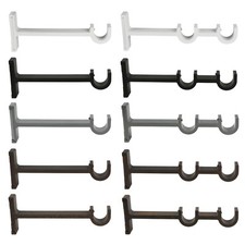 Gardinenstange Wandhalter  Träger 19mm Viele Farbe Design Metall Industrial