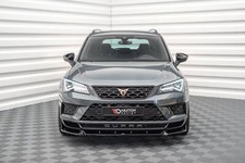Cup Spoilerlippe Front Ansatz V.1 passend für Cupra Ateca Mk1 schwarz Hochglanz