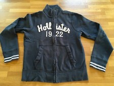 Sweatjacke von HOLLISTER, blau, Größe L, used look