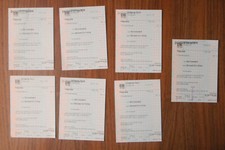 7 Fahrkarten DB AG Automat Münnerstadt--Schweinfurt Mitte; Sept--Dez 2019