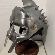 Gladiatorenhelm - Schwarzer Ritter Römer Soldat Maximus Helm - Larp Halloween