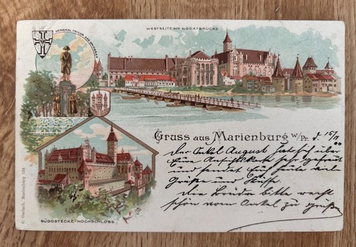 Marienburg danzig - ak,