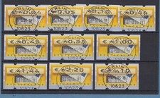 ATM Briefkasten Sielaff Mi.-Nr. 5.1 Tastensatz TS3 alle O BERLIN