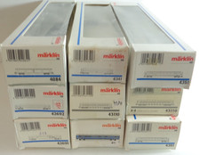 Konvolut Märklin H0 Leerverpackung 9 Stück siehe Foto PK1928